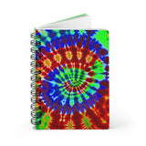 Tie Dye Spiral Bound Notebook Journal