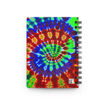 Tie Dye Spiral Bound Notebook Journal