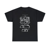 Turntable Patent Cotton Tee Shirt