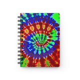 Tie Dye Spiral Bound Notebook Journal