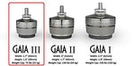 IsoAcoustics - Gaia Series Isolation Feet for Speakers & Subwoofers (Gaia III, 70 lb max) – Set of 4