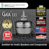 IsoAcoustics - Gaia Series Isolation Feet for Speakers & Subwoofers (Gaia III, 70 lb max) – Set of 4