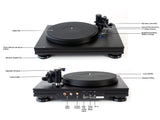 Music Hall - Stealth Direct-Drive Audiophile Turntable (Includes Pre-Mounted Ortofon 2M Blue Cartridge)