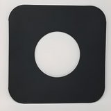 7" Record Black Paper Inner Sleeves - Rounded Corners (With Hole) (50ct)