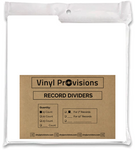 45 RPM 7 inch Vinyl Record - Tabbed White Plastic Dividers