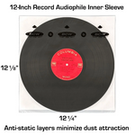 BCW - 12-Inch Record Audiophile Inner Sleeves