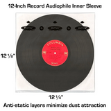 BCW - 12-Inch Record Audiophile Inner Sleeves