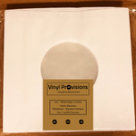 White Paper (7", 45 RPM) Inner Record Sleeves - Polylined - Vinyl Provisions