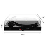 Fluance RT85 Reference High Fidelity Vinyl Turntable Record Player with Ortofon 2M Blue Cartridge, Acrylic Platter, Speed Control Motor High Mass MDF Wood Plinth Vibration Isolation Feet - Piano Black - Vinyl Provisions