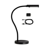 Reliable UberLight Flex 4200TL Task Light – LED Portable Desk Light with Round Base, USB Connection, 26.5” Flexible Gooseneck, 270° Rotational Head, and up to 60,000 Hours of Use (Black) - Vinyl Provisions