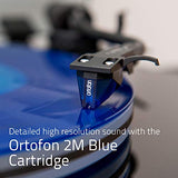 Fluance RT85 Reference High Fidelity Vinyl Turntable Record Player with Ortofon 2M Blue Cartridge, Acrylic Platter, Speed Control Motor High Mass MDF Wood Plinth Vibration Isolation Feet - Piano Black - Vinyl Provisions