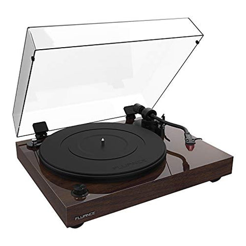 Fluance RT83 Reference High Fidelity Vinyl Turntable Record Player with Ortofon 2M Red Cartridge, Speed Control Motor, High Mass MDF Wood Plinth, Vibration Isolation Feet - Walnut - Vinyl Provisions