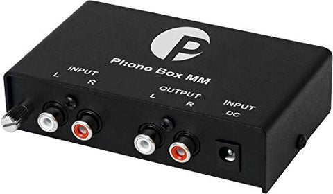 Pro-Ject Phono Box MM DC Phonograph Preamplifier,Black - Vinyl Provisions