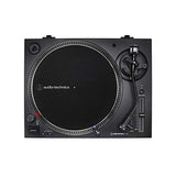 Audio-Technica AT-LP120XUSB-BK Direct-Drive Turntable (Analog & USB), Fully Manual, Hi-Fi, 3 Speed, Convert Vinyl to Digital, Anti-Skate and Variable Pitch Control Black - Vinyl Provisions