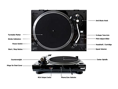 Vinyl Record Player Turntable Phono Cartridge Anti-static