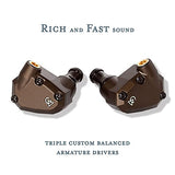 Campfire Audio Holocene in Ear Monitor | IEM Audiophile Earbud | MMCX Smoky Litz Detachable Audio Cable | Glow in The Dark in Ear Headphone - Vinyl Provisions