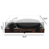 Fluance RT83 Reference High Fidelity Vinyl Turntable Record Player with Ortofon 2M Red Cartridge, Speed Control Motor, High Mass MDF Wood Plinth, Vibration Isolation Feet - Walnut - Vinyl Provisions