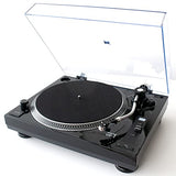 Music Hall US-1 Belt Driven Turntable with a Built-in Phono Preamp and a Pre-Mounted Audio Technica MM Cartridge in a Static Balanced S-Shaped tonearm w/Detachable headshell - Vinyl Provisions