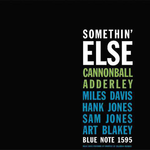 Cannonball Adderley - Somethin' Else (Blue Note Classic Vinyl Series) (180g) (1LP) - Vinyl Provisions