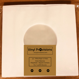 White Paper (7", 45 RPM) Inner Record Sleeves - Polylined - Vinyl Provisions