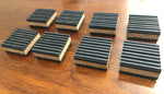 Isolation Pads: Cork + Rubber Feet (2" x 2" x 7/8") (8 count) - Vinyl Provisions