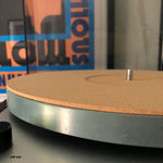 Cork Turntable Mat With Record Label Recess - Vinyl Provisions