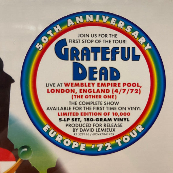 The Grateful Dead - Wembley Empire Pool, London, England 4/7