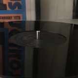 Acrylic Black Turntable Mat With Record Label Recess - Vinyl Provisions